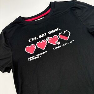 Planet Gold UniKids Black I've Got Game Heart Graphic T Shirt L 10/12
Valentines
